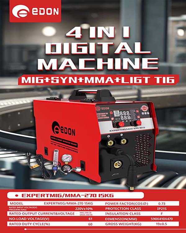 expertmigmma270 دستگاه جوش (اینورتر) 4 کاره ادون 270 آمپر co2 مدل expertmig/mma270 - Image 1