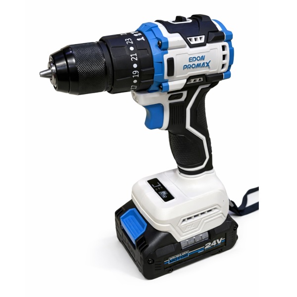 24v-cordless-drill-brushless-motor-edon-promax-model-epm-24a دریل شارژی 24 ولت چکشی موتور براشلس ادون پرومکس مدل EPM-24A - Image 1